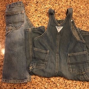 Osh Kosh lot 24 month / 2T overalls / jeans